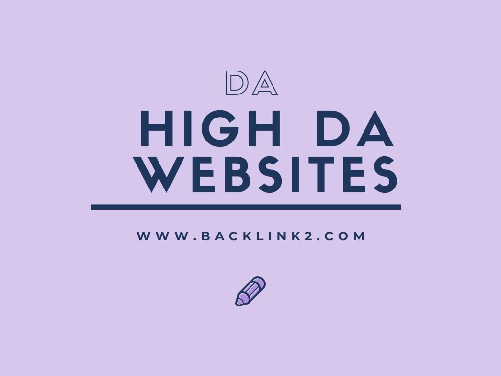 DA-high da websites